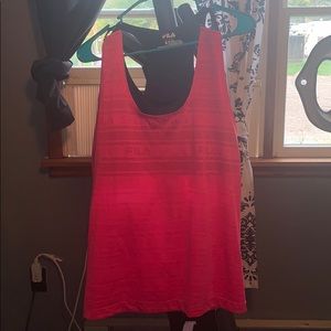 Women’s active tank with built in workout bra